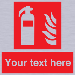 FZ7333: Custom Fire extinguisher Sign