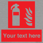 FZ7333: Custom Fire extinguisher Sign