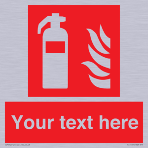 FZ7333: Custom Fire extinguisher Sign