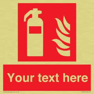 FZ7333: Custom Fire extinguisher Sign