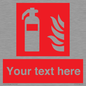 FZ7333: Custom Fire extinguisher Sign