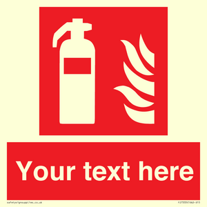 FZ7333: Custom Fire extinguisher Sign