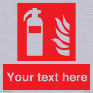 FZ7333: Custom Fire extinguisher Sign