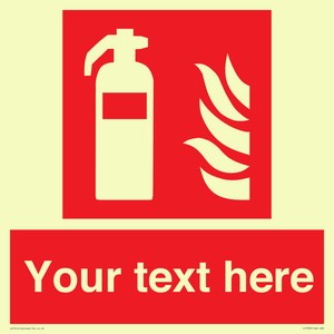 FZ7333: Custom Fire extinguisher Sign