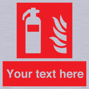 FZ7333: Custom Fire extinguisher Sign