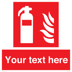 FZ7333: Custom Fire extinguisher Sign