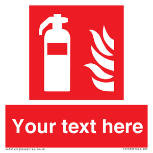 FZ7333: Custom Fire extinguisher Sign