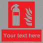 FZ7333: Custom Fire extinguisher Sign