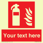 FZ7333: Custom Fire extinguisher Sign