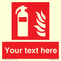 FZ7333: Custom Fire extinguisher Sign