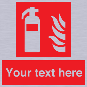 FZ7333: Custom Fire extinguisher Sign