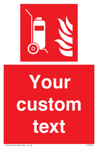 FZ7341: Custom Fire Wheeled extinguisher