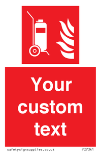 FZ7341: Custom Fire Wheeled extinguisher