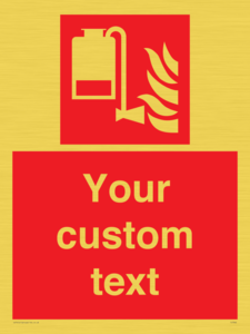 FZ7342: Custom Fire Portable foam applicator unit