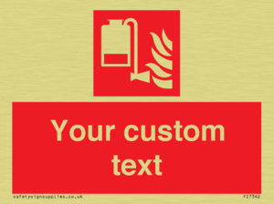 FZ7342: Custom Fire Portable foam applicator unit