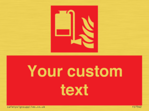 FZ7342: Custom Fire Portable foam applicator unit