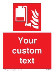 FZ7342: Custom Fire Portable foam applicator unit