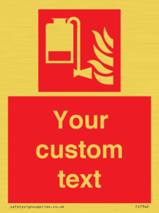 FZ7342: Custom Fire Portable foam applicator unit