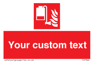 FZ7342: Custom Fire Portable foam applicator unit