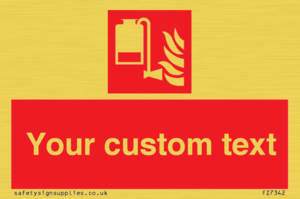 FZ7342: Custom Fire Portable foam applicator unit