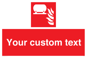 FZ7344: Custom Fire Fixed extinguisher installation