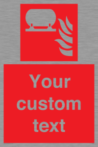 FZ7344: Custom Fire Fixed extinguisher installation