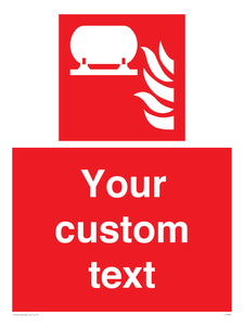 FZ7344: Custom Fire Fixed extinguisher installation