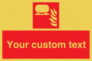 FZ7344: Custom Fire Fixed extinguisher installation