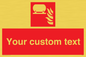 FZ7344: Custom Fire Fixed extinguisher installation