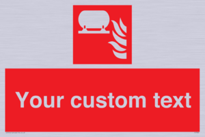 FZ7344: Custom Fire Fixed extinguisher installation