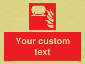 FZ7344: Custom Fire Fixed extinguisher installation