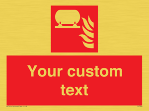 FZ7344: Custom Fire Fixed extinguisher installation