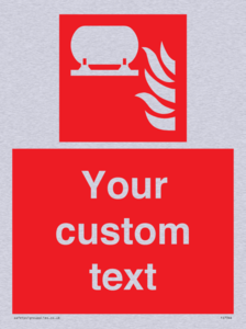 FZ7344: Custom Fire Fixed extinguisher installation