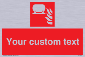 FZ7344: Custom Fire Fixed extinguisher installation