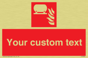 FZ7344: Custom Fire Fixed extinguisher installation