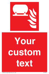 FZ7344: Custom Fire Fixed extinguisher installation