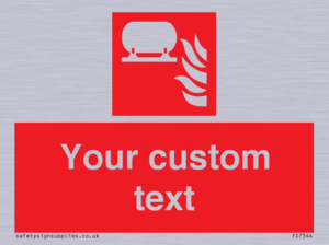 FZ7344: Custom Fire Fixed extinguisher installation