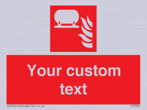 FZ7344: Custom Fire Fixed extinguisher installation