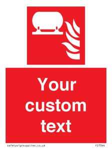 FZ7344: Custom Fire Fixed extinguisher installation