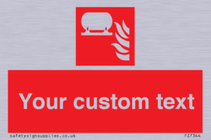 FZ7344: Custom Fire Fixed extinguisher installation