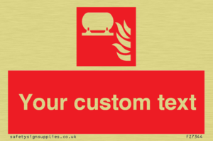 FZ7344: Custom Fire Fixed extinguisher installation