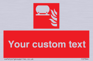 FZ7344: Custom Fire Fixed extinguisher installation