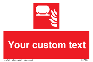 FZ7344: Custom Fire Fixed extinguisher installation