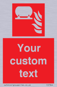 FZ7344: Custom Fire Fixed extinguisher installation