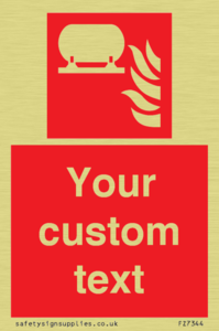 FZ7344: Custom Fire Fixed extinguisher installation