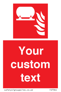 FZ7344: Custom Fire Fixed extinguisher installation