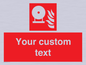 FZ7345: Custom Fire Extinguisher bottle