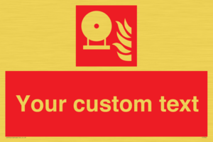 FZ7345: Custom Fire Extinguisher bottle