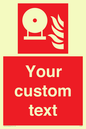 FZ7345: Custom Fire Extinguisher bottle