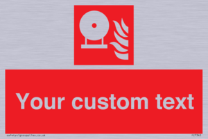 FZ7345: Custom Fire Extinguisher bottle